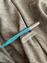 Maquinilla de afeitar de seguridad para mujer, eliminación de vello de cejas, cortador de pelo Facial, Mini afeitadora de maquillaje, 1 Uds.