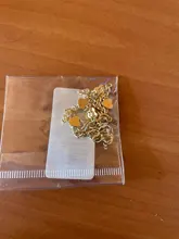 Pulseras con forma de corazón y estrellas para mujer y niña, brazaletes de Metal de Color dorado, joyería llamativa, venta al por mayor, 1 uds.