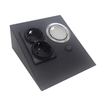 

Kitchen Cabinet Lighting Fixture and 2 Sockets ( Black )