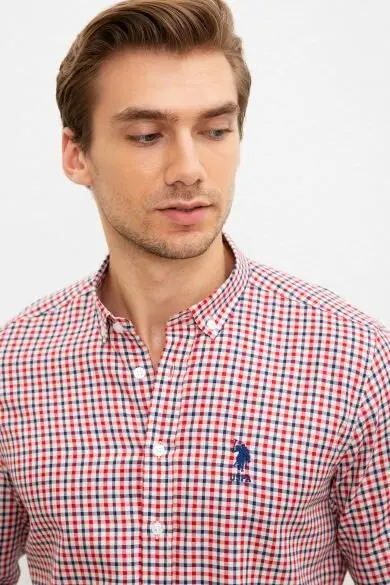 U.S. POLO ASSN. Мужской тканый гомлек