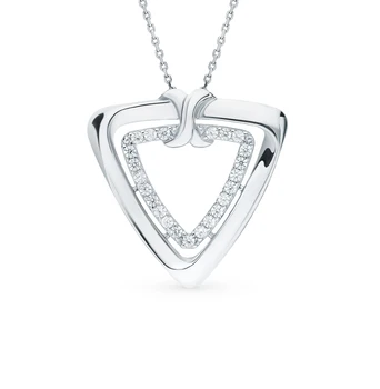 

Silver Pendant with cubic zirconia sunlight sample 925