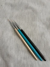 3 unids/set delineador para decoración de uñas pintura bolígrafo 3D consejos de acrílico DIY pinceles para Gel UV Kit de dibujo de línea de diseño francés de herramienta de la manicura