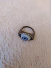 Nueva moda clásica diabólico Vintage ojo anillo de dedo ojo Punk bisutería gótica Halloween anillo de regalo