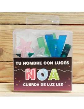 

ROPES WITH LED LETTERS "NOA"