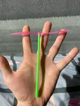 Hélice de libélula de bambú de plástico para niños, para exteriores, regalo volador, 20 Uds.