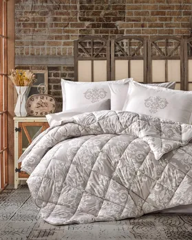 

Romantic and Modern Double Ranforce Sleeping Set Designed from 100% Cotton It consists of 7 pieces (Quilt, sheet, pilowcase (.