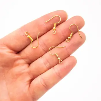 

100 units of gold ,brass,silver clasp for earrings DIY earrings jewelry making, jewelry finding D-6-210