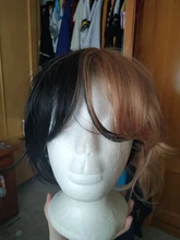 LUPU negro rubio corto pelucas de pelo sintético chico guapo Cosplay peluca Natural falsas pelo de alta temperatura de fibra