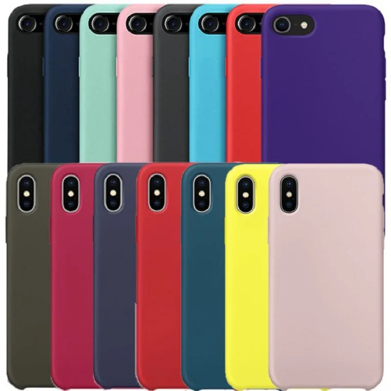 Чехол оригинальный c логотипом на Iphone 7 8 7 + 8 + X/XS XR для iPhone 11 11 PRO 11 Pro Max XS XR - 6