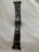 Correa de Metal de acero inoxidable para Apple Watch, pulsera de eslabones ultrafinos de 44mm, 40mm, 42mm y 38mm para IWatch Series 6 SE 5 4 3