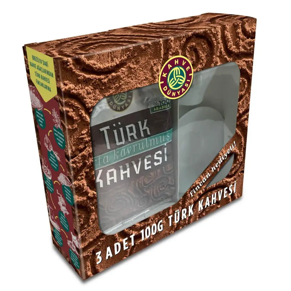 Kahve Dünyası 300 Gram Turkish Coffe and Cup Set