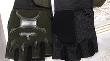 Guantes deportivos con soporte de muñeca para niños, para entrenamiento, bicicleta, medio dedo