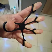 Expansor de mano de silicona para entrenamiento con los dedos, bandas de resistencia para fuerza, ejercicio de muñeca, Fitness, 1 Uds.