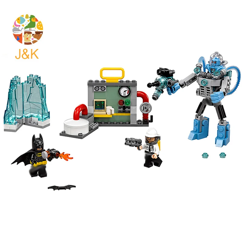 

70901 222pcs Batman Movie series The Mr. Freeze Ice Attack Model Building Blocks Toys For Children 10628 Gift
