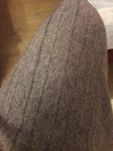 Knitted Skirt Pleated A-Line Midi Elegant Knee-Length Autumn Winter Korean Women High-Waist