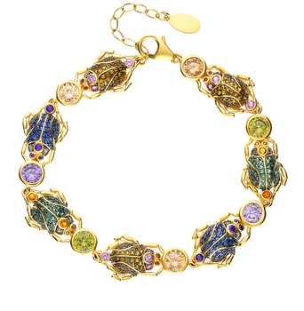 

Silver Bracelet with cubic zirconia sunlight sample 925