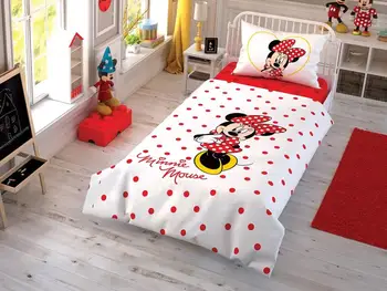 

100% Cotton Licensed Single Minnie Mickey Duvet Cover Set Bedding Duvet Cover Set for kids children toddler, boy or girl