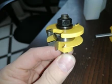 Carril del vástago y broca para ranuradora de escalón combinado, cortador de espiga estándar para carpintería, 1-3 uds., 8mm
