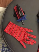 Nuevo Hombre Araña juguetes de plástico Cosplay guante de Spiderman juego de iniciador con la caja Original divertido juguetes para niños Año Nuevo cumpleaños Gi