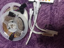 Diode-Tape Strip-Light Ribbon-Adapter Luces LED 2835LED Phone-App-Remote WIFI 5050 Rgb