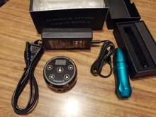 Aurora 2-fuente de alimentación para máquina rotativa de tatuaje
