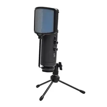 

Table-top Microphone KEEP OUT XMICPRO USB Streaming LED Black