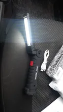 LED Flashlight Hanging-Lamp Built-In-Battery Camping-Torch Usb Rechargeable Magnetic-Lanterna