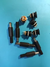 Female Jack Connector Plugs Screw-Nut Panel-Mount Power-Socket Plastic DC022 10PCS 5pairs