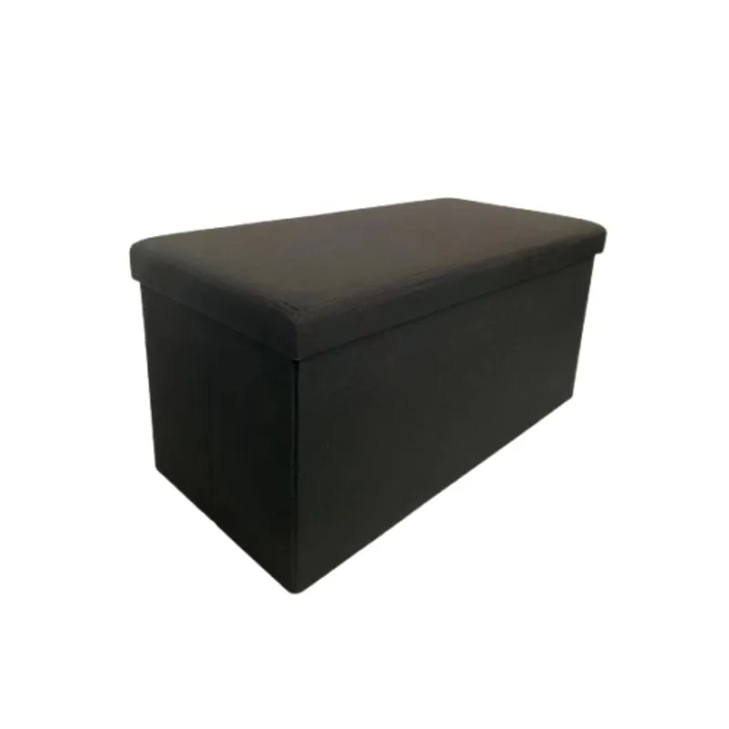 Baúl Puff Taburete Almacenaje Plegable Caja Asiento Banco De Almacenamiento,reposapiés  Otomano Plegable De Piel De Pvc, Asiento - Home Office Storage - AliExpress