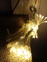 Light Led Curtain-String Window-Decor Christmas Garland Patio Xmas Party 220V EU AIFENG