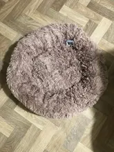 DEKO-camas supersuaves para perros, cojín redondo mullidas de gato, esterilla cálida y cómoda para dormir, sofá lavable, suministros para cachorros