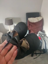 Zapatos planos para bebé niñas princesa Mary Jane, niña recién nacida, lazo de PU sólido para primeros pasos, zapatos antideslizantes para primeros pasos