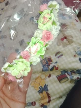 BalleenShiny-Diadema para niña pequeña, corona de flores, diadema para niña, accesorios para el cabello florales para novia, Tiara a la moda