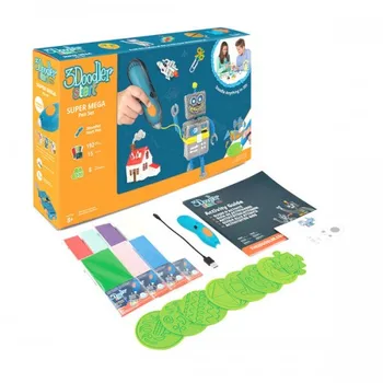 

Большой подарочный набор 3Д Ручка с трафаретами 3DOODLER START МЕГА 3DS-MEGA-E-R-17 Wobble Works