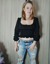 Short Blouses Womens Tops Long-Sleeve Vintage Square-Collar Casual Simple New Bow Solid