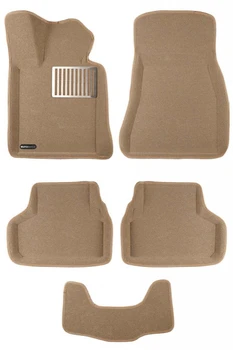 

Textile 3D mats euromat3d luxe in the salon for BMW 7 (G11) (2015-) with a metal heel