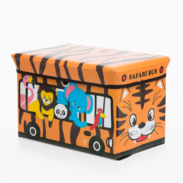 bus junior knows fold-up toy box