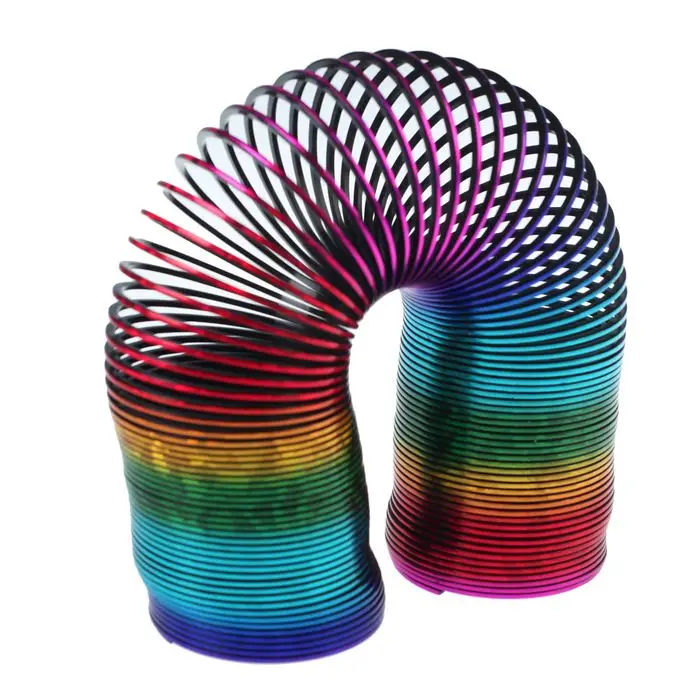 Цветная пружинка. Пружинка антистресс радуга. Пружинка слинки радуга. Пружинка радуга андамания. Разноцветная пружинка.
