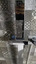 Barra deslizante de plástico ABS para ducha, soporte de abrazadera ajustable de 22/24/25mm, accesorios de baño universales de repuesto