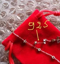 BOAKO-Pendientes de cadena con borlas para mujer, aretes colgantes de estrella, Pendientes para Piercing de plata 925 Kolczyki #9,2