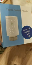 Tuya Smart ZigBee-válvula termostática programable para radiador, controlador de temperatura compatible con Alexa