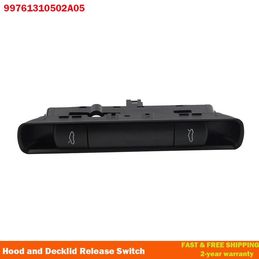 Car Hood And Trunk Lid Release Switch For Porsche 911 987 997 Boxster