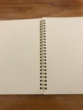 A5 bala Notebook Kraft Dot red de gestión de tiempo en blanco libro espiral diario semanal planificador Colegio suministros de oficina