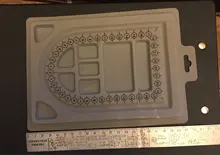 Placa de cuentas flocadas para fabricación de joyas, accesorios de pulsera, abalorios, herramientas de medición, diseño de joyería, bricolaje, 1 Uds.