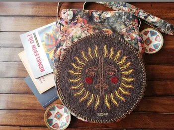 

Çanta, Nubuk Çanta, Yaz çantası, Tasarım ürün, Kanaviçe, Etamin, El nakışı, çapraz askı, desenli çanta