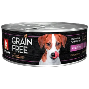 

Зоогурман Grain Free консервы для собак, Индейка, 100 г.