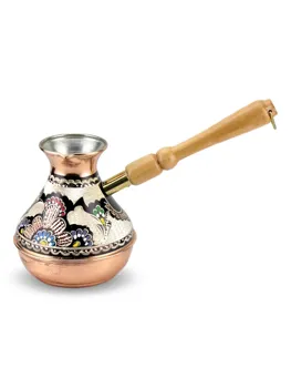 

Russian Anatolian Turkish Coffee Pot Ottoman Arabic Tea русский Espresso Pots %100 Copper Coffee Maker Cezve Ibrik Turkey