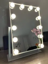 Espejo incluido táctil espejo con luz regulable con luz de Hollywood mesa de maquillaje vanidad lámpara led tocadores para maquillaje lumineux