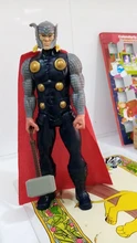 Figuras de acción de Los vengadores de Marvel de 30cm, Thanos, Hulkbuster, Iron Man, Capitán América, Thor, Lobezno, Pantera Negra