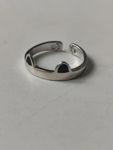 Anillo de Oreja de Gato con diseño abierto para mujer y niña, joyería anillo de moda ajustable, regalo, venta al por mayor